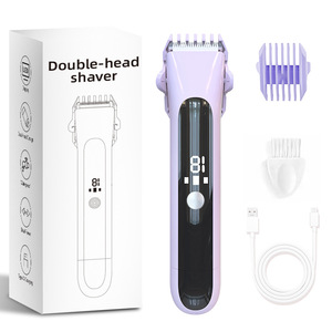 Nouveauté : Rasoir Électrique Rechargeable Moderne pour Femme, Double Moteur, Lame Céramique, Utilisation Humide et Sèche, en ABS - Product Image 1