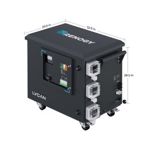 Lycan Portable <b>Solar</b> Station Battery Box LiFePO4 Energy Storage Cabinet MPPT Controller AC Input Output RV Power <b>System</b> LCD - Product Image 2