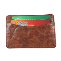 Dompet Kartu Tipis STARVINCCI untuk Pria dan Wanita, Tanpa Penutup, Logo Dapat Disesuaikan