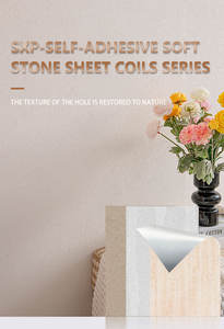 Adesivo Murale in <span class=keywords><strong>Pietra</strong></span> Morbida Autoadesivo per Bagno Decorazione Casa Rivestimento Murale in <span class=keywords><strong>Pietra</strong></span> <span class=keywords><strong>Adesiva</strong></span> per Ufficio - Product Image 4