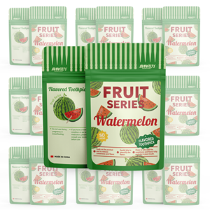 Palillos <span class=keywords><strong>de</strong></span> Dientes Desechables Ecológicos con Aroma a <span class=keywords><strong>Abedul</strong></span> y Menta, Personalizados con Sabor a Sandía, para Dejar <span class=keywords><strong>de</strong></span> Fumar, Venta al Por Mayor - Product Image 2