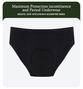 LYNMISS Post-partum Protection totale Coton Urine Fuites Slip <span class=keywords><strong>Lavable</strong></span> Contrôle de la vessie Anti-<span class=keywords><strong>fuite</strong></span> Sous-vêtements pour incontinence <span class=keywords><strong>urinaire</strong></span> - Product Image 3