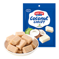 Caramelos Duros en Forma de Cubo con Sabor a Coco Fresco, Certificados Halal, Aptos para Niños, Fabricante Chino, Venta al Por Mayor