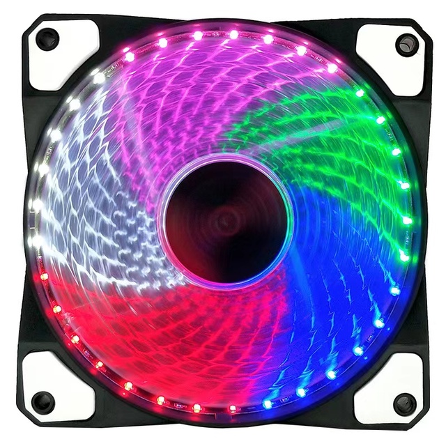 Remote Control Computer case 120mm Fan 33 Leds CPU Cooling Pc Fan 120mm Rgb Fans for Computer case