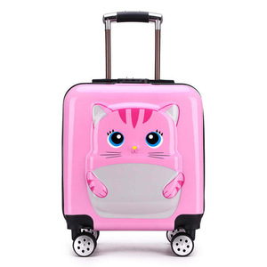 <span class=keywords><strong>Maleta</strong></span> <span class=keywords><strong>Infantil</strong></span> de 18 Pulgadas con Ruedas Omnidireccionales Anti-robo, Asa Extensible y Candado de Combinación; Diseño de Dibujos Animados para Viajes - Product Image 5