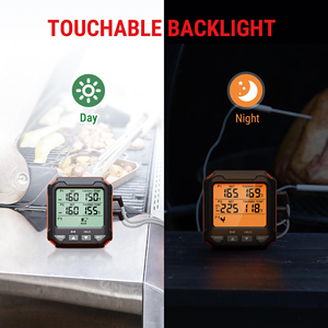 Thermomètre de barbecue sans fil avec sondes haute résistance, thermomètres de cuisine avec deux sondes - Product Image 2