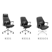 Chaise de bureau ergonomique réglable au design contemporain, chaise de patron à hauteur de comptoir, chaise de réception moderne pour manager