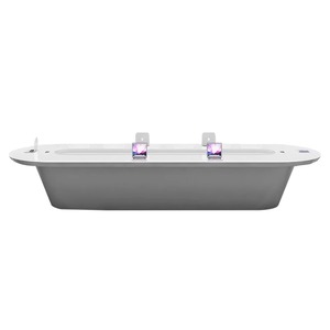Tavolo da riunione rettangolare per ufficio moderno di lusso grande mobilio allungabile in legno per sale conferenze e consiglio negoziale - Product Image 5
