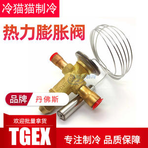 Corps de vanne d'expansion Danfoss série Tgex 3/4/6/7.5/11/12/15/18/26/30/38, type à équilibrage interne, basse température - Product Image 3