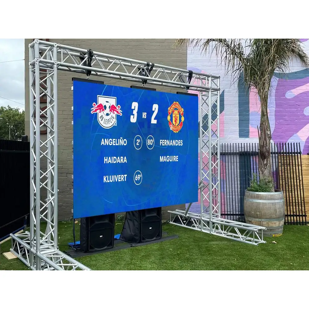 Conjunto de pantalla Led para exterior, cine de películas, 2x3m, P3.91 P 39 Drive, 3x2, Nova Pixel 3,91 39, pantalla Hd armazón, pared de escenario para el hogar