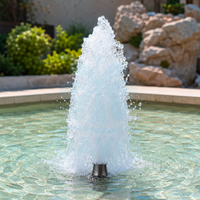 Boquilla de Fuente Ajustable de Acero Inoxidable a Precio de Fábrica, Boquilla de Fuente Tipo Torre de Hielo con Altura de Rociado de Agua de 6m/10m