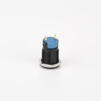 Mini bouton-poussoir en plastique à Led momentané, bouton-poussoir, 12mm, IP67, nouveauté