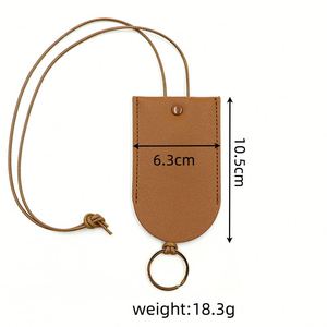 Stocked Fashion <b>Hanger</b> Holders Pu Leather Case <b>Key</b> Pouch With Neck Lanyard for Daily Carry - Product Image 6