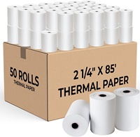 Wholesa Rouleau thermique 57x40Rouleaux de papier thermique 50Pack pour terminal de carte de crédit carré Papier pour imprimante thermique Papier de reçu thermique