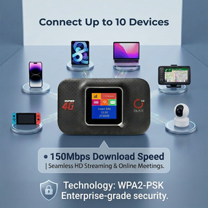 Modem sans fil portable OLAX MF982 WIFI 4G LTE avec emplacement pour carte SIM, 150 Mbps, point d'accès WIFI <span class=keywords><strong>mobile</strong></span>, batterie 3000 mAh, écran LCD - Product Image 5