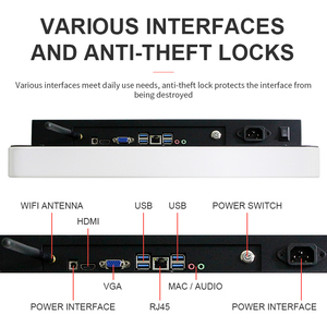 21.5 23.6 27 32 inch thực phẩm đặt hàng thanh toán máy cảm ứng tự động dịch vụ <span class=keywords><strong>kiosk</strong></span> cho KFC/McDonald/nhà hàng tự đặt hàng <span class=keywords><strong>kiosk</strong></span> - Product Image 5