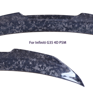 สปอยเลอร์หลังคาร์บอนไฟเบอร์ทรง PSM สำหรับรถยนต์ซีรีส์ G25 G35 G37 แบบ 4 ประตู ปี 2007-2014 (ไม่ใช้ได้กับรุ่น STC) - Product Image 3