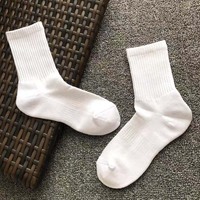Chaussettes de sport unisexe en coton avec logo personnalisé pour hommes Chaussettes de compression de haute qualité pour hommes