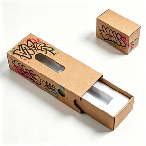 Custom Child Resistant Drawer Rigid Paper <b>Box</b> with <b>Black</b> EVA Foam Insert Reusable Medicine CR Packaging For 5ml Vials Bottle - Product Image 4