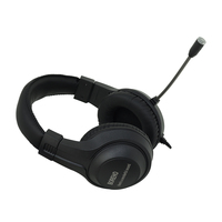 Headset Game Pc Kantor Berkabel Murah dengan Logo Kustom Mikrofon