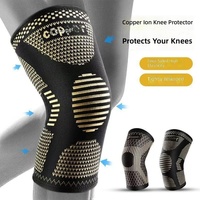 Protège-joints en cuivre à compression pour genoux, coudes, poignets, chevilles et paumes, ensemble de 5 pièces pour la course et le sport
