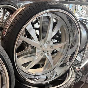 RCSR Llantas Forjadas en Oro Rosa Plateado de 22 24 26 28 Pulgadas, Llantas Forgiatos 6x139.7mm para <span class=keywords><strong>Ferrari</strong></span>, Alfa Romeo, Maserati, MINI - Product Image 4