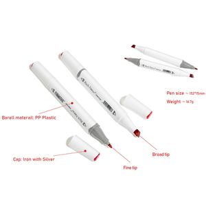 Alcohol Based Dual Tip Art Marker Permanent <b>Paint</b> Marker <b>Set</b> Custom 24 30 36 40 48 60 80 Colors Sketch Markers Pen for Student - Product Image 2