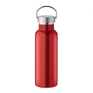 Bouteille isotherme en acier inoxydable de 500 ml avec logo personnalisé promotionnel, poignée en métal, design moderne et portable pour le sport et la remise en forme - Product Image 2