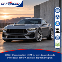 Vente flash - Jantes forgées monobloc concaves chromées polies 19x9.5 20x10.5 5x114.3 pour Ford Mustang S650 GT Coupé