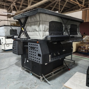 Mini-camping-car QC Overland pour pick-up, camping familial 4 personnes, normes australiennes, camping-car coulissant, remorque de tourisme - Product Image 2