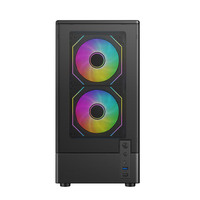 Boîtier d'ordinateur de jeu Zhuque Mini Mesh Cooling avec panneau latéral transparent, compatible avec la refroidissement liquide 240
