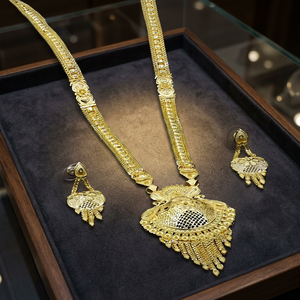 Collares de Moda Chapados en Oro de 14K, 18K y 24K al por Mayor, Joyería de Diseño Tradicional, Collares Largos de Latón Rellenos de Oro - Product Image 4