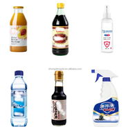 Machines de remplissage automatiques à 4 buses pour liquides pétillants : lait, produits chimiques, eau, boissons, éthanol, alcool, jus, eau de Javel, détergent