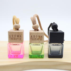 <strong>Car</strong> Aromatherapy Bottle with Hanging Rope 8ml Empty Glass <strong>Refillable</strong> Fragrance <strong>Diffusion</strong> for Interior Decor - Product Image 2