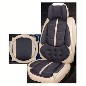 ชุดหุ้มเบาะรถยนต์ Tonghui Rav 4 แบบสากล 5 ชิ้น ทำจากหนัง PU PVC ใช้ได้ทุกฤดู ระบายอากาศได้ดี ปกป้องภายในรถอย่างสะดวกสบาย - Product Image 3