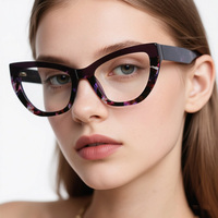 Monturas de Gafas de Acetato para Mujer, Diseño de Marco Grande, a la Moda, Populares, de Alta Calidad, Hechas a Mano en Fábrica