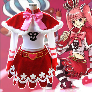 Costume de Cosplay Perona Complet Jupe Rouge et Blanche Haut Cape Femme Adulte Anime Couleurs Contrastées Polyester Source Transfrontalière - Product Image 2