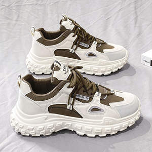 Nouvelles baskets pour hommes d'automne, semelles épaisses, antidérapantes, chaussures de sport tendance, respirantes, en maille, résistantes à l'usure, chaussures décontractées pour la marche - Product Image 6