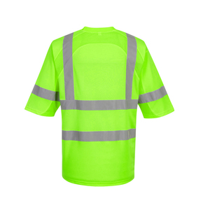 Camiseta de Seguridad de Alta Visibilidad ODM, Fabricante de Ropa de Trabajo Reflectante Personalizada, 100% Poliéster, ANSI/ISEA 107 Clase 2/3, para Hombre - Product Image 2