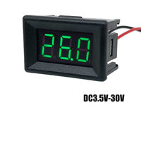 0.36 shell mounted voltmeter with LED display, high-precision instrument, three wire 0-100V digital voltmeter