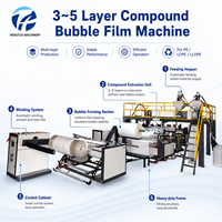 Machine à film bulle composé HONTO HT-1500 grande capacité, automatique, à performance stable et efficace pour la fabrication et la découpe de films à 3-5 couches