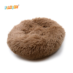 Coussin rond moelleux et antidérapant pour chien Famipet Wholesale, confortable, lavable et apaisant. - Product Image 5