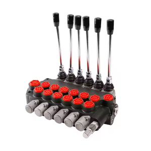 วาล์วควบคุมทิศทางไฮดรอลิกแบบแมนนวล 4 ช่อง รุ่น P80 คุณภาพสูง สำหรับเครื่องบดอัดขยะ - Product Image 1