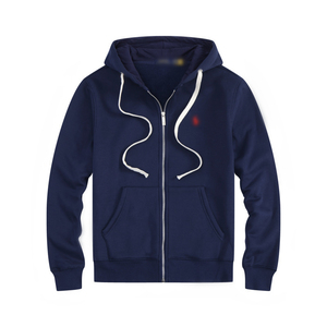 Cardigan con Cappuccio da Uomo in Pile di Poliestere 350gsm di Alta Qualità per Autunno e Inverno, con Cerniera e Micro Etichetta Ricamata # RL-JW01 - Product Image 6