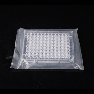 Plaque de réaction de coagulation sanguine Feiyue 96 Well, micro-plaque de laboratoire en plastique à fond en V et en U pour tests - Product Image 1