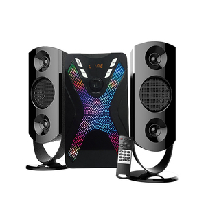 Âm Thanh Vòm Big Bass Chuyên Nghiệp 2.1CH Hometheater Blue Tooth Loa Máy Tính Có Dây Với Đèn Led - Product Image 1