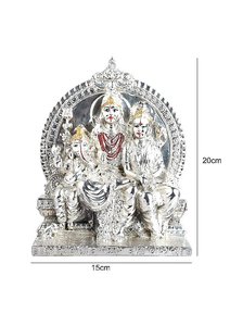 Shiv Parivar Idol <b>Statue</b> Hindu God Family Figurine for Home Temple Puja Decor Spiritual Religious Gift Mahadev Decoration - Product Image 5