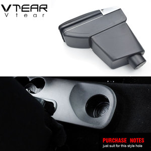 Vtear-caja de almacenamiento Central para coche <span class=keywords><strong>Renault</strong></span> <span class=keywords><strong>Clio</strong></span> 4/<span class=keywords><strong>Clio</strong></span>, 2 reposabrazos, portavasos, Interior, accesorios de decoración para el coche - Product Image 2