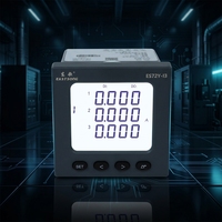Ampèremètre numérique triphasé LCD ES72Y-I3 72x72mm à montage sur panneau, entrée 5A 1A, Modbus RS485, précision classe 0.5 EastSong