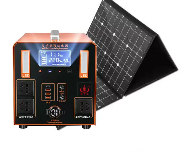 300W 500w 1000w 1500w Solar Generator Emergency Cheapest Home Backup Outdoor Lifepo4 Battery Camping Portable Power Station